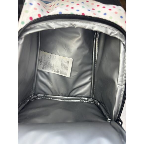 Nike Softside Lunchbox Fuel Pack 2.0 White Polka Dot Insulated Compact Size - Picture 5 of 6